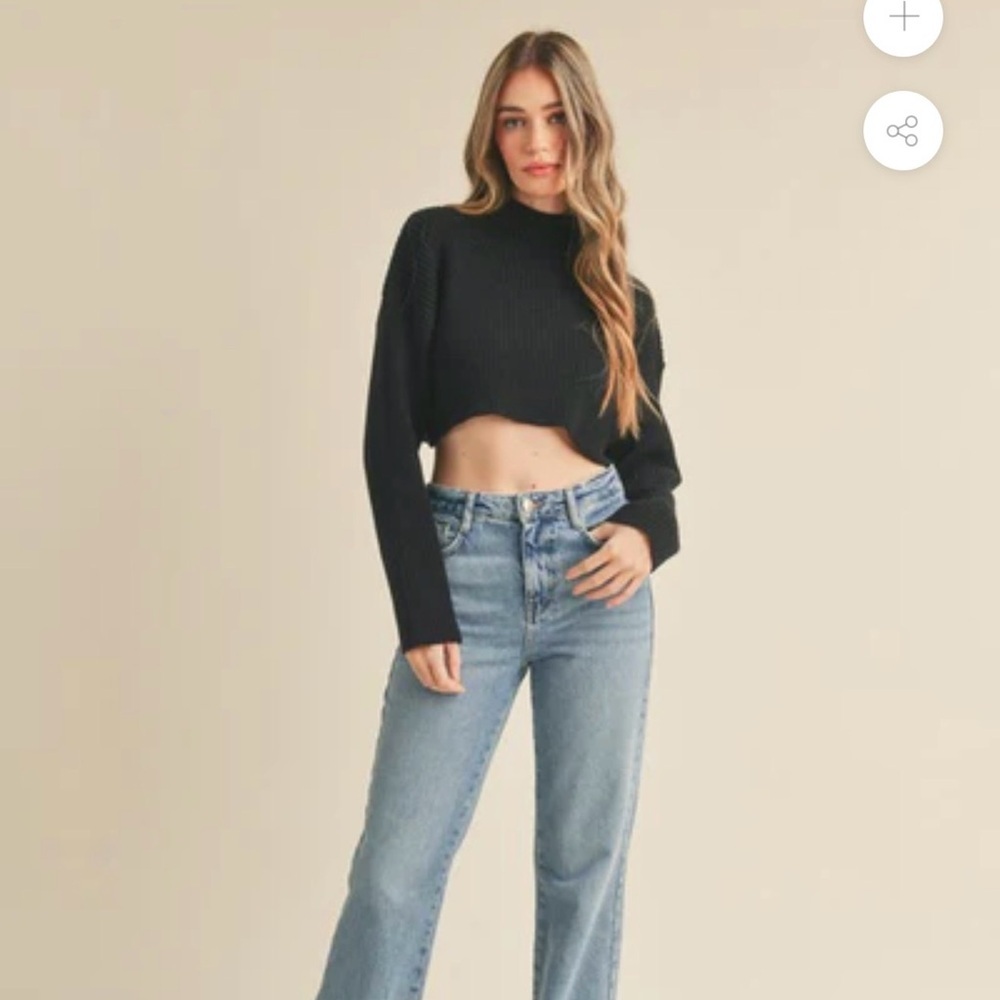 Classic Black OverSize Women's Sweater